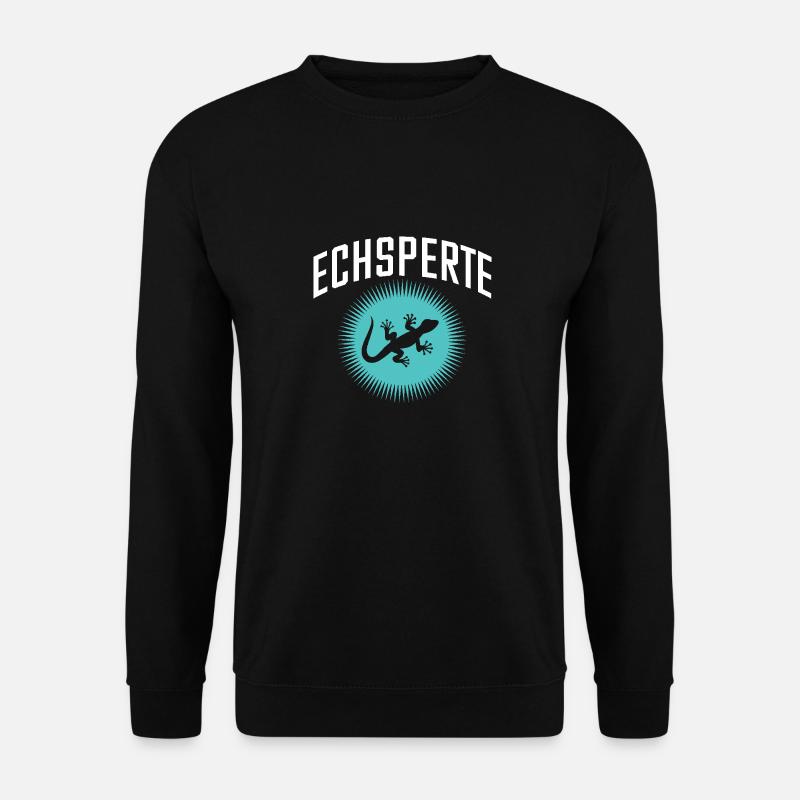 Lizard Snake Funny Pun Reptiles - Unisex Sweatshirt - black