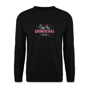 Écolier 2025 Inscription à l’école Première année - Sweat-shirt Unisexe - noir - Devant - Alina (178cm) & Michal (187cm)