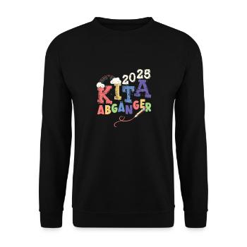 Écolier 2025 Inscription à l’école Première année - Sweat-shirt Unisexe - noir - Devant - Alina (178cm) & Michal (187cm)