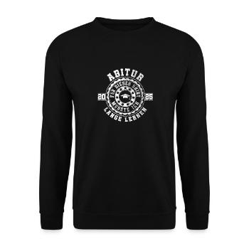 Abitur 2025 Abiturienten Abitur Abitur Abitur Exam Gift - Unisex Sweatshirt - black - Front - Alina (178cm) & Michal (187cm)