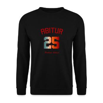 Abitur 2025 Abiturienten Abitur Abitur Abitur Exam Gift - Unisex Sweatshirt - black - Front - Alina (178cm) & Michal (187cm)
