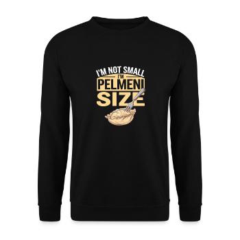 Pelmeni Cuisine russe - Sweat-shirt Unisexe - noir - Devant - Alina (178cm) & Michal (187cm)