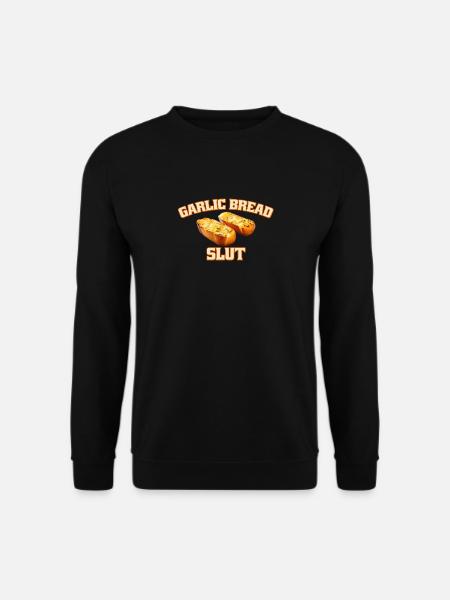 Garlic Bread Liebhaber Humorvolle Knoblauchbrot - Unisex Pullover - Schwarz