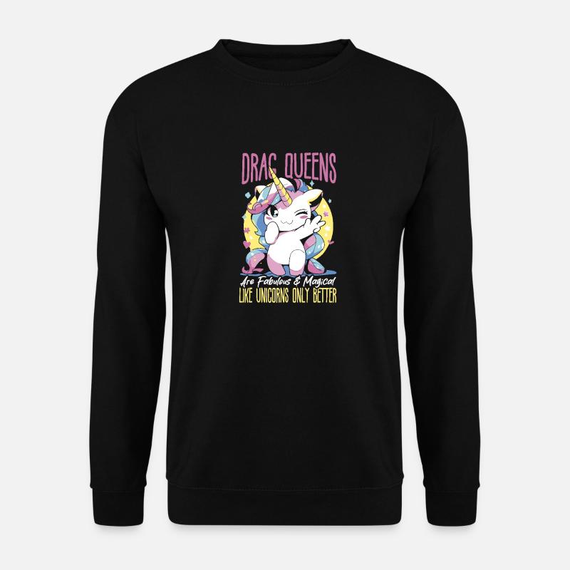 Schwule LGBTQ-Drag Queen Dragqueen-Fanartikel - Unisex Pullover - Schwarz