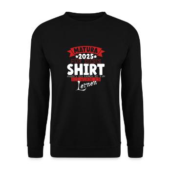 Matura 2024 Matura Matura Graduation Gift - Unisex Sweatshirt - black - Front - Alina (178cm) & Michal (187cm)