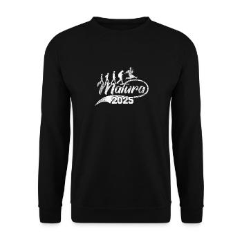 Matura 2024 Matura Matura Graduation Gift - Unisex Sweatshirt - black - Front - Alina (178cm) & Michal (187cm)