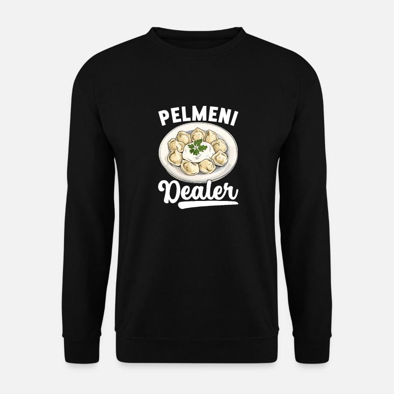 Pelmeni Russian Cuisine - Unisex Sweatshirt - black