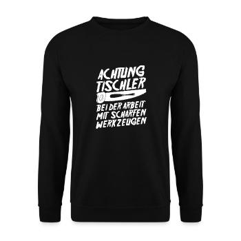 Charpentier, Charpentier, Charpentier - Sweat-shirt Unisexe - noir - Devant - Alina (178cm) & Michal (187cm)
