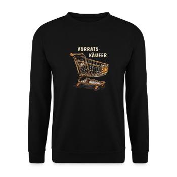PANIER D’ACHAT STOCK ACHETEUR - Sweat-shirt Unisexe - noir - Devant - Alina (178cm) & Michal (187cm)