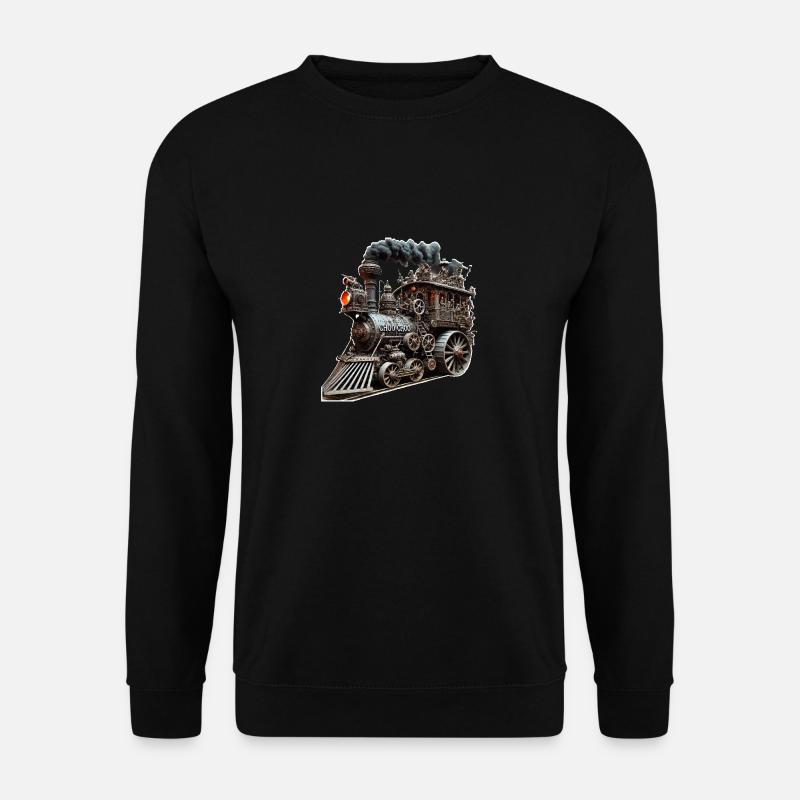 OLD TRAIN - Unisex Sweatshirt - black