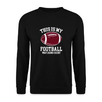 Football américain - Sweat-shirt Unisexe - noir - Devant - Alina (178cm) & Michal (187cm)