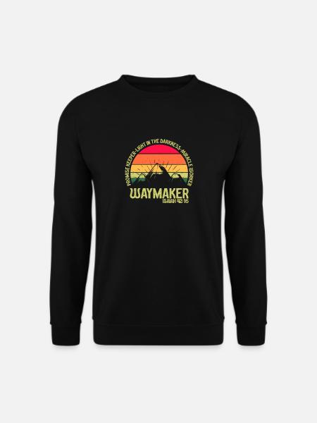 Wegweiser, Versprechenshüter, Wundertäter - Unisex Pullover - Schwarz
