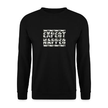Expert Napper Statement für Ruhige Momente - Unisex Pullover - Schwarz - Vorne - Alina (178cm) & Michal (187cm)
