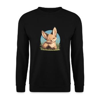 Chacals Chacal - Sweat-shirt Unisexe - noir - Devant - Alina (178cm) & Michal (187cm)