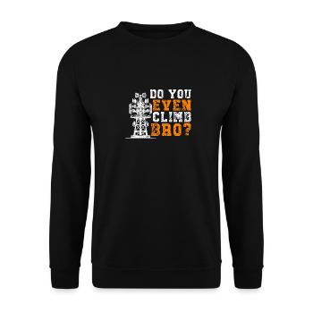 Industriekletterer Tower Climber Industrieklettern - Unisex Pullover - Schwarz - Vorne - Alina (178cm) & Michal (187cm)