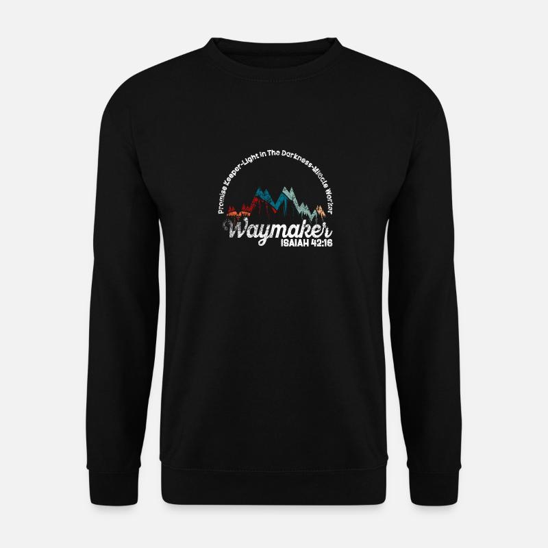 Wegweiser, Versprechenshüter, Wundertäter - Unisex Pullover - Schwarz