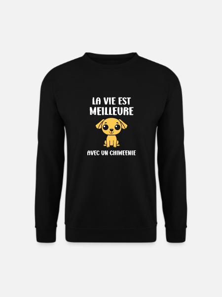Chiweenie - Sweat-shirt Unisexe - noir