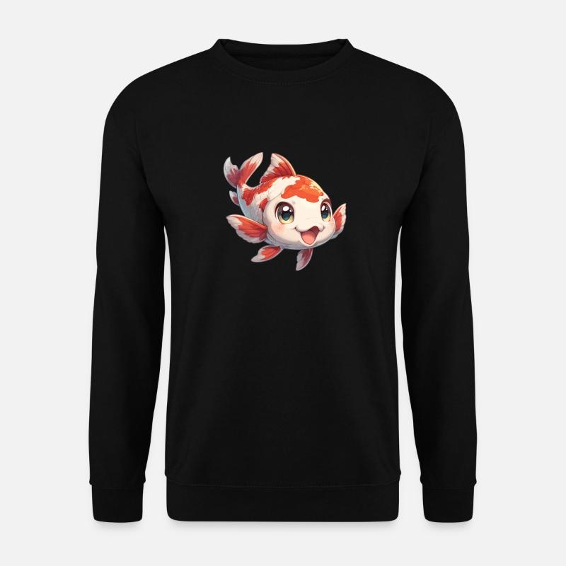Koi Koi Carpe - Sweat-shirt Unisexe - noir
