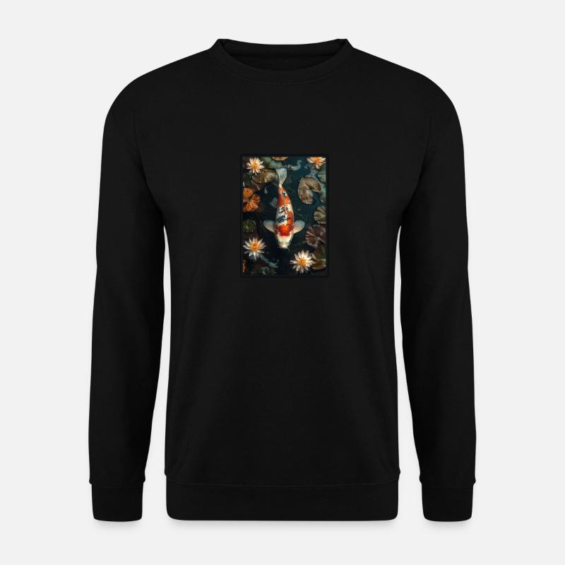 Kois Koi Karpfen - Unisex Pullover - Schwarz