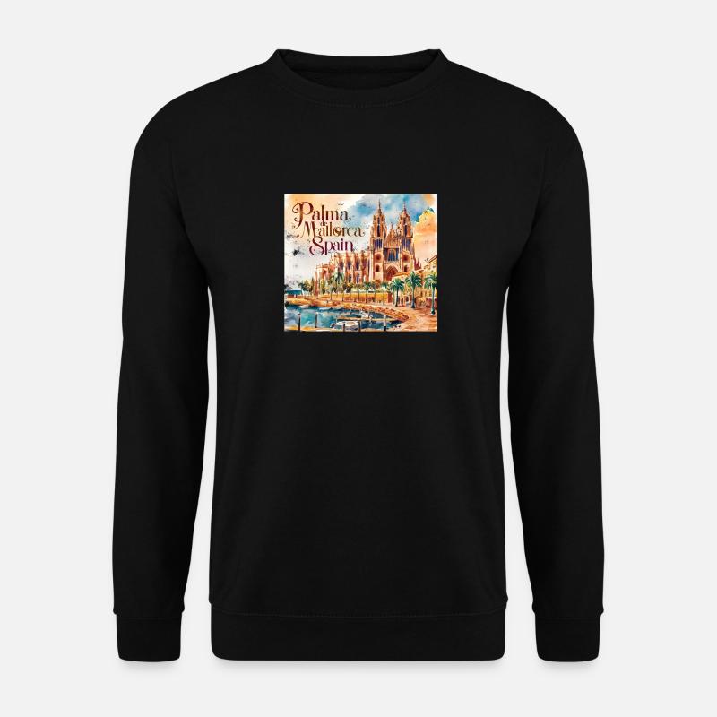 Palma de Majorque - Sweat-shirt Unisexe - noir