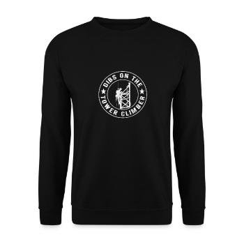 Industriekletterer Tower Climber Industrieklettern - Unisex Pullover - Schwarz - Vorne - Alina (178cm) & Michal (187cm)