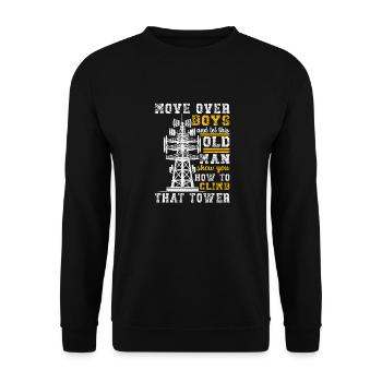 Industrial Climbers Tower Climbers Industrial Climbing - Unisex Sweatshirt - black - Front - Alina (178cm) & Michal (187cm)
