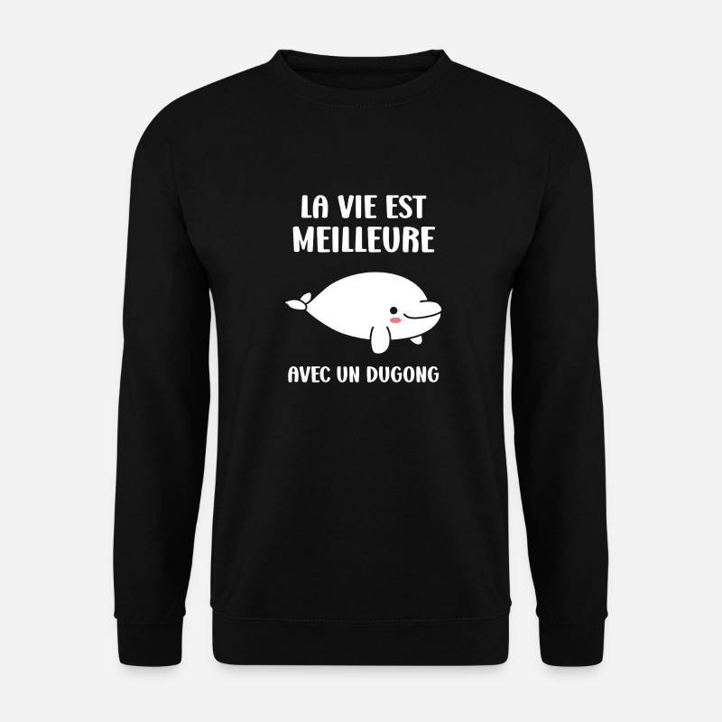 Dugong - Unisex Pullover - Schwarz