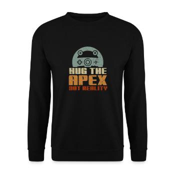 Simracer Esports Enthusiast Sim Racing - Unisex Sweatshirt - black - Front - Alina (178cm) & Michal (187cm)