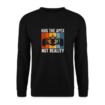 Simracer Esports Enthusiast Sim Racing - Unisex Pullover - Schwarz - Vorne - Alina (178cm) & Michal (187cm)