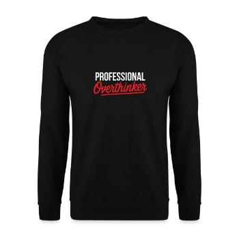 Réfléchisseur professionnel - Sweat-shirt Unisexe - noir - Devant - Alina (178cm) & Michal (187cm)