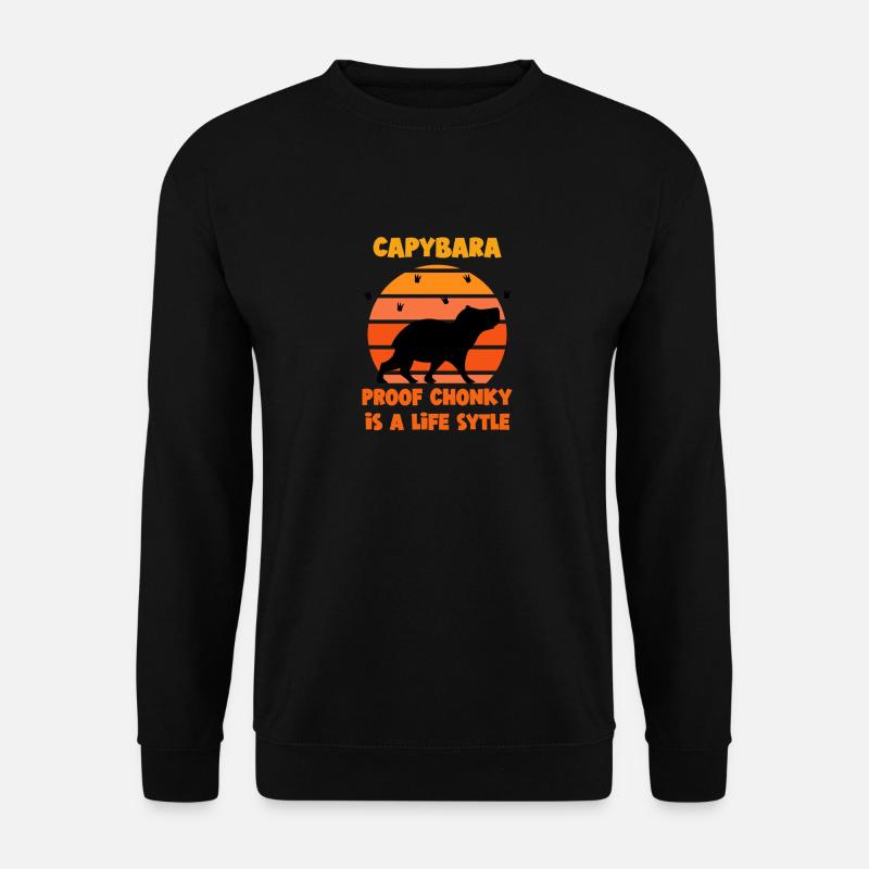 capybara - Unisex Sweatshirt - black