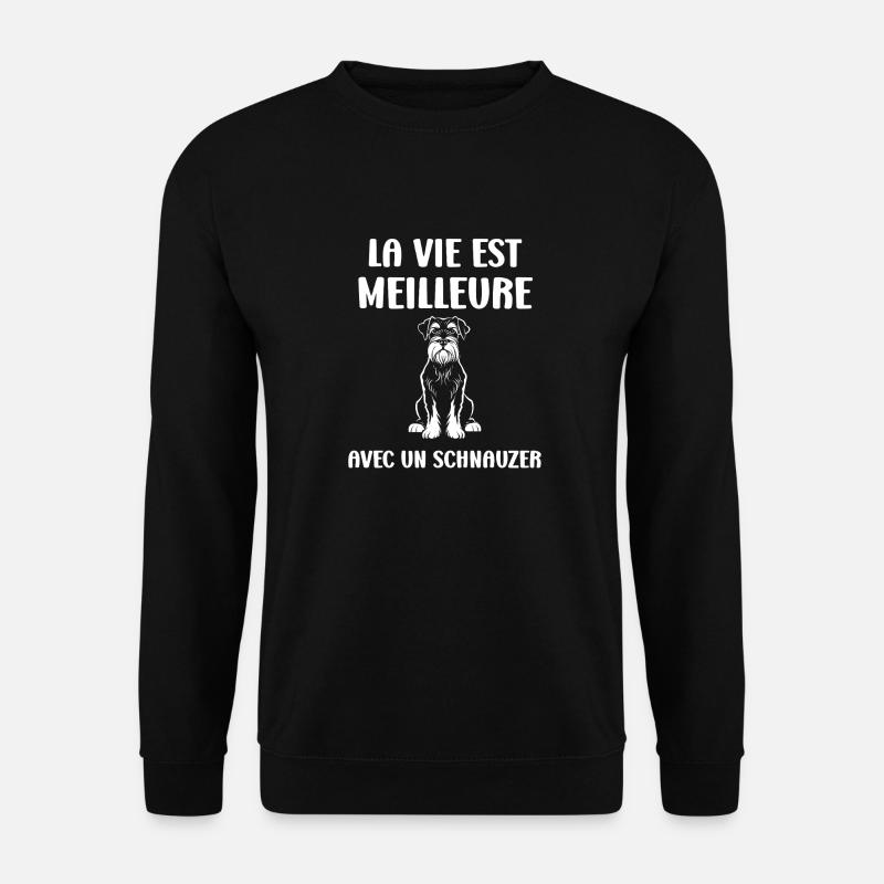 Schnauzer - Unisex Sweatshirt - black