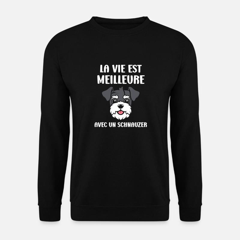 Schnauzer - Unisex Sweatshirt - black