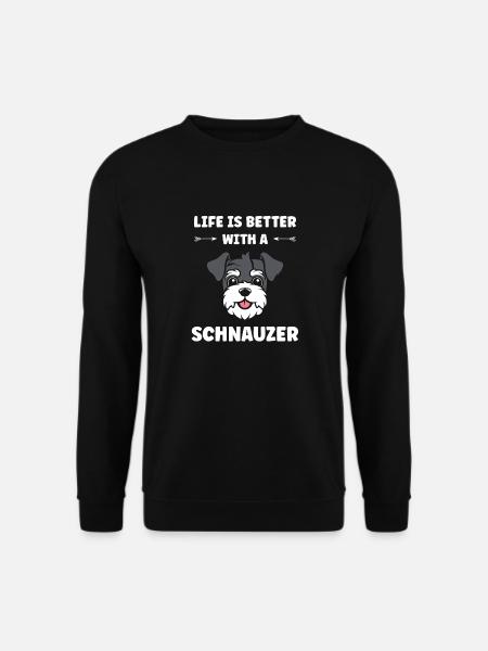 Schnauzer - Sweat-shirt Unisexe - noir