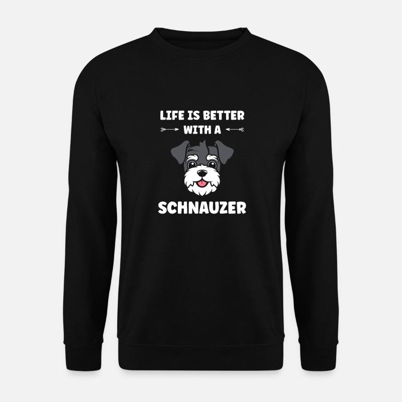 Schnauzer - Unisex Pullover - Schwarz
