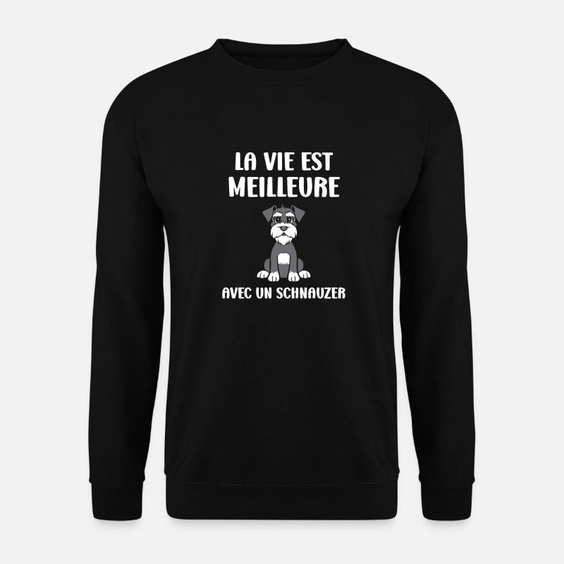 Schnauzer - Unisex Pullover - Schwarz