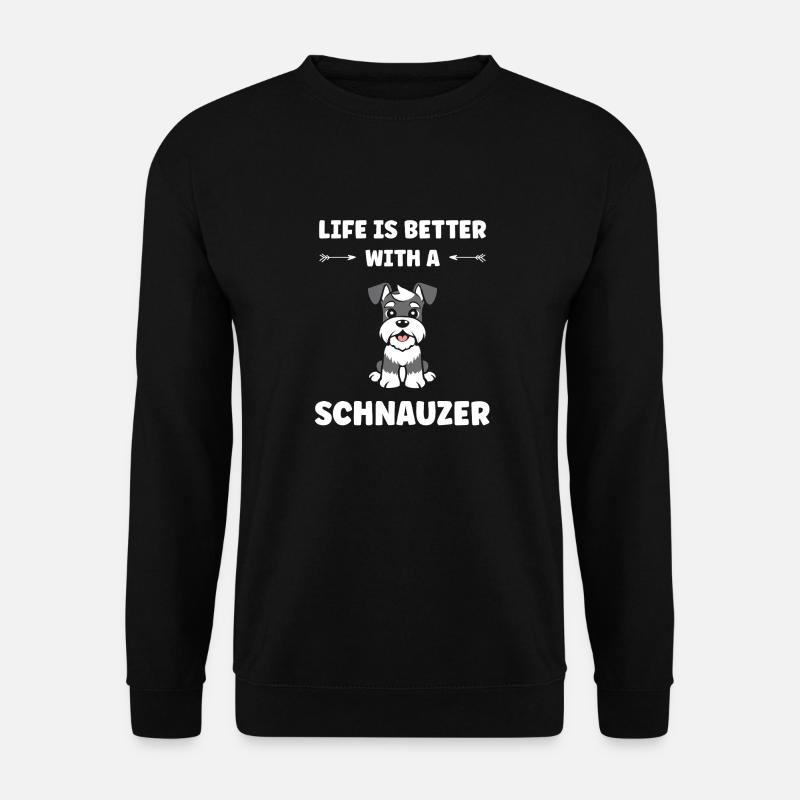 Schnauzer - Unisex Pullover - Schwarz