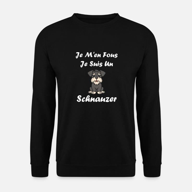 Schnauzer - Sweat-shirt Unisexe - noir
