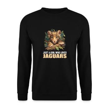 Jaguars Jaguar - Sweat-shirt Unisexe - noir - Devant - Alina (178cm) & Michal (187cm)