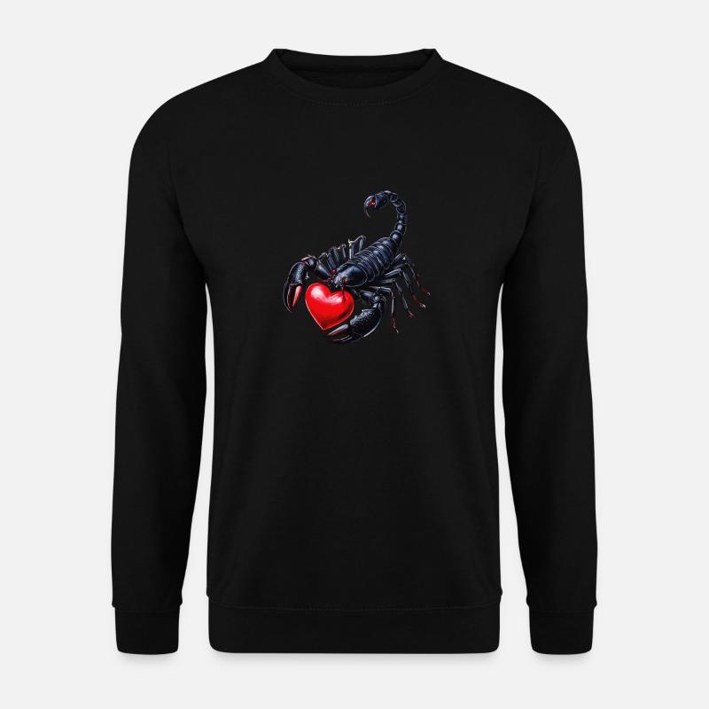 SCORPIO HEART - Unisex Sweatshirt - black