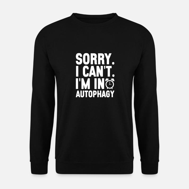 Jeûne intermittent Jeûne intermittent - Sweat-shirt Unisexe - noir