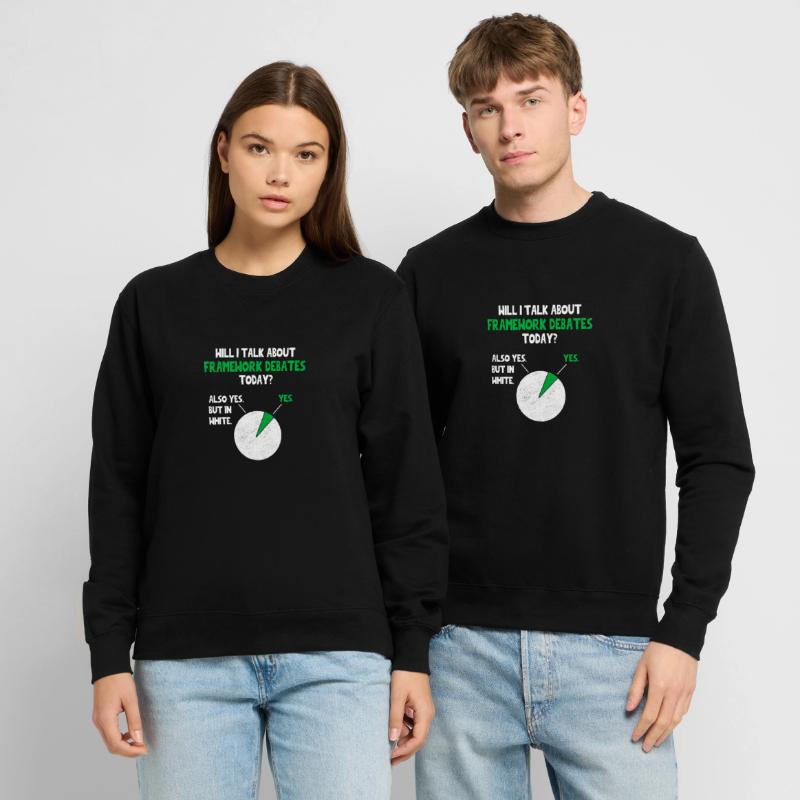Frameworks Coder Web Developer Programmer Will I Unisex Sweatshirt