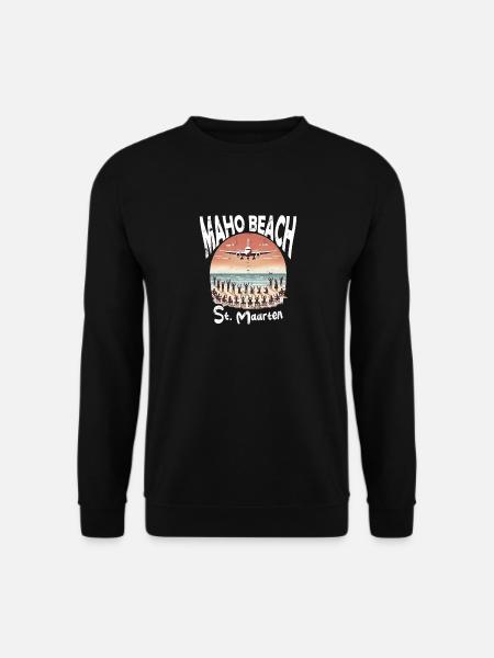 Maho Beach St. Maarten - Unisex Sweatshirt - black