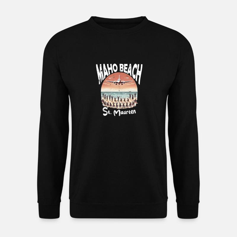 Maho Beach St. Maarten - Unisex Sweatshirt - black