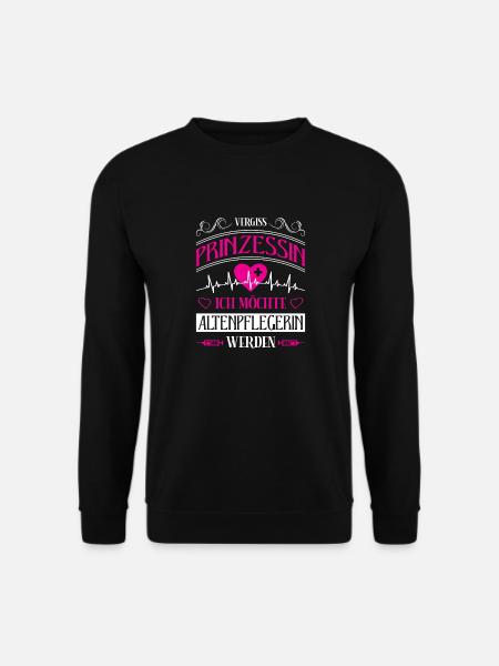 Altenpfleger Geschenk Altenpflege Pflegefachkraft - Unisex Pullover - Schwarz