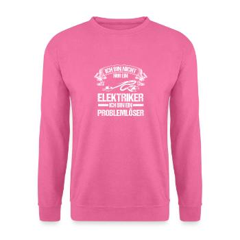 Master Electrician Electrical Engineer Electrician - Unisex Sweatshirt - pink - Front
