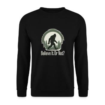 BIGFOOT - Unisex Pullover - Schwarz - Vorne - Alina (178cm) & Michal (187cm)