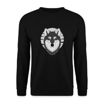 Chien - Sweat-shirt Unisexe - noir - Devant - Alina (178cm) & Michal (187cm)