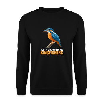 Martin-pêcheur Martin-pêcheur - Sweat-shirt Unisexe - noir - Devant - Alina (178cm) & Michal (187cm)