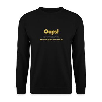 Funny 404 Error Page Design Funny 404 Error - Unisex Sweatshirt - black - Front - Alina (178cm) & Michal (187cm)